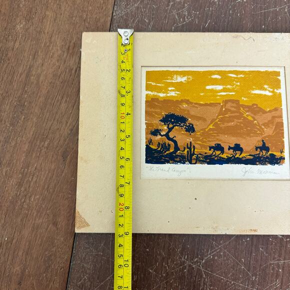 John Mosiman SIGNED The Grand Canyon Serigraph Print of Colorado 12 x 9 inches - Picture 5 of 9
